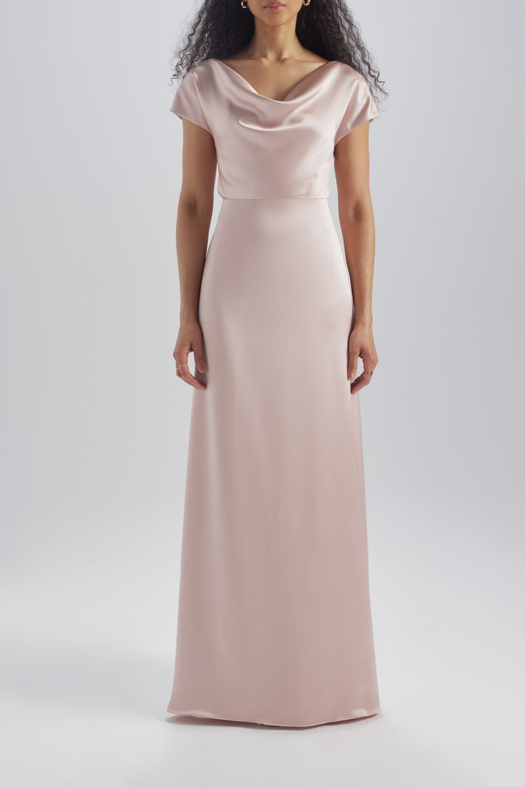 Marie, dress from Collection Bridesmaids by Amsale, Fabric: fluid-satin