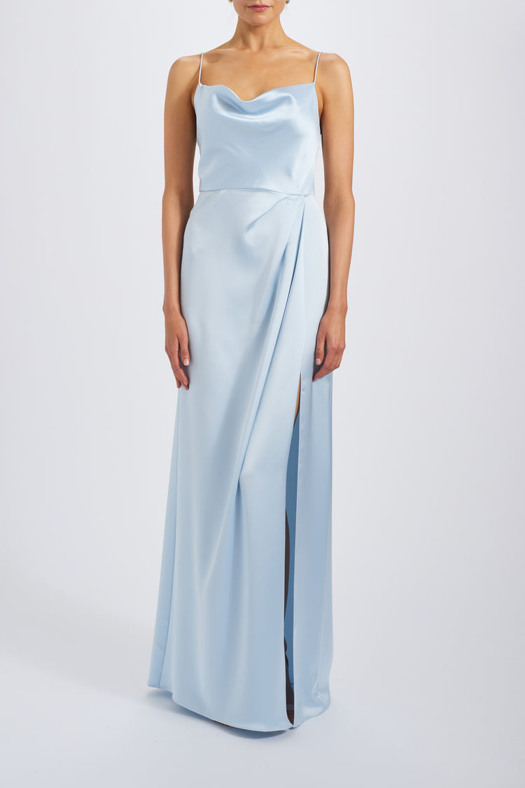 Ronnie, dress from Collection Bridesmaids by Amsale, Fabric: fluid-satin