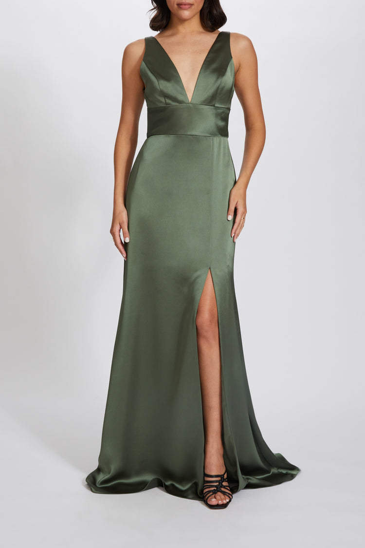 Sariah, dress from Collection Bridesmaids by Amsale, Fabric: fluid-satin