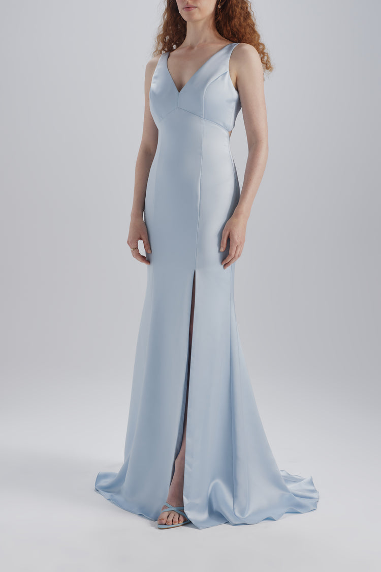 Tiana, dress from Collection Bridesmaids by Amsale, Fabric: fluid-satin