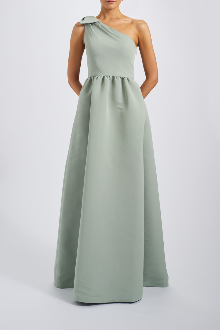 West, dress from Collection Bridesmaids by Amsale, Fabric: faille
