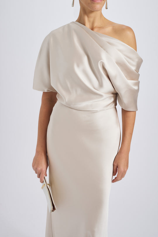 P359S - Champagne, $495, dress by color from Collection Evening by Amsale