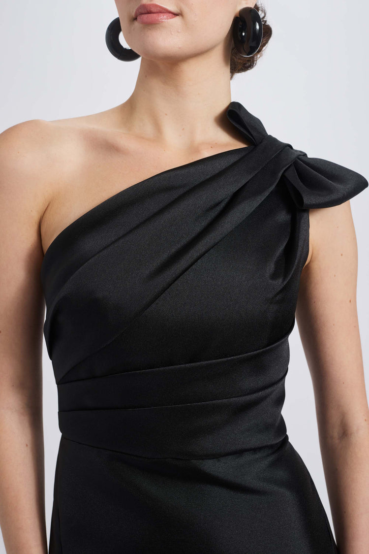 Mikado Draped Bodice Gown, dress from Collection Evening by Amsale, Fabric: mikado