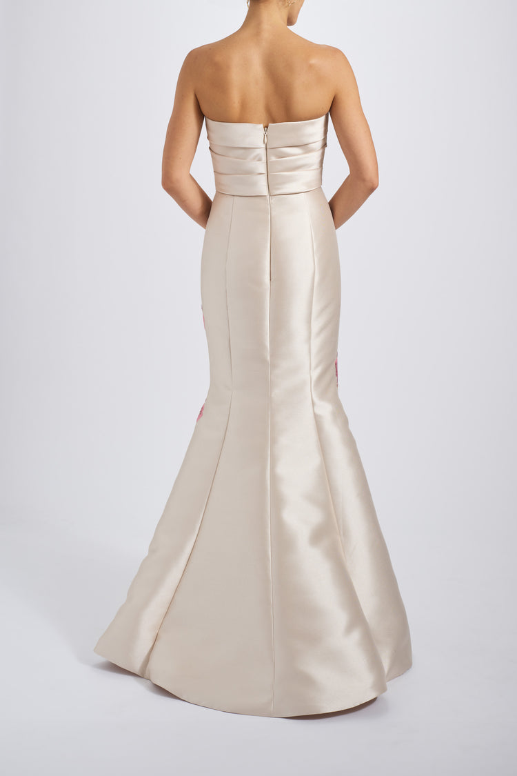 Sequin Appliqué Gown, dress from Collection Evening by Amsale, Fabric: mikado