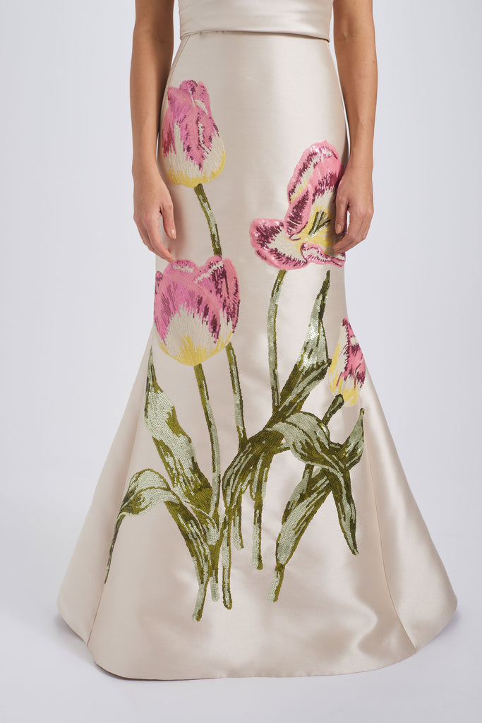 Product Sequin Appliqué Gown Image