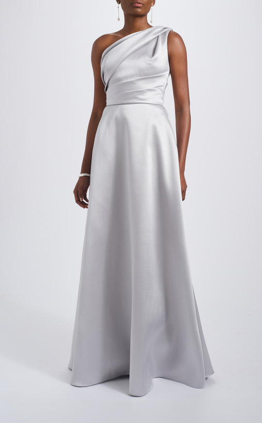P813M - Platinum, $1,100, dress by color from Collection Evening by Amsale