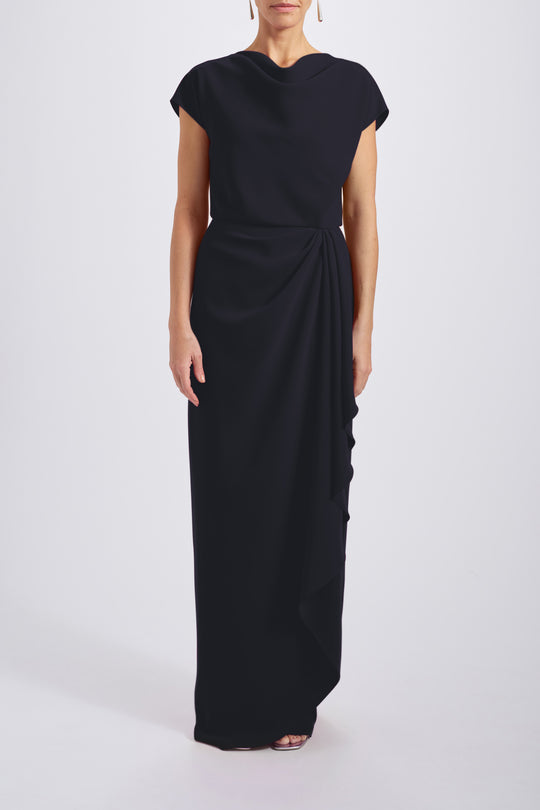 P824E - Black, $775, dress by color from Collection Evening by Amsale