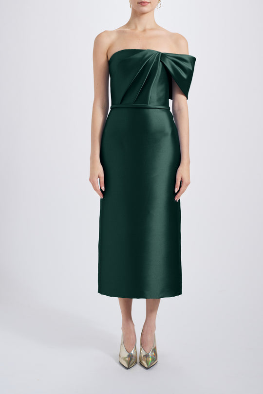 Bow Cocktail Dress, $880, dress from Collection Evening by Amsale, Fabric: mikado
