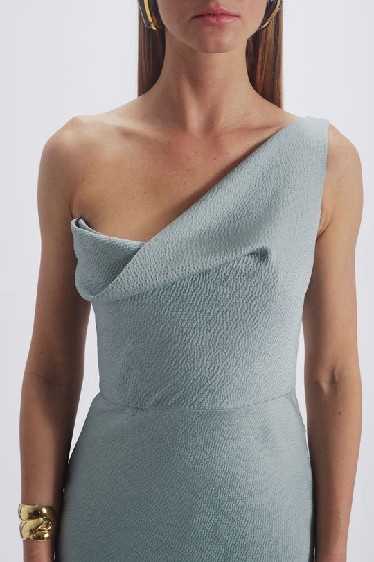 Hammered Satin Gown, $975, dress from Collection Evening by Amsale, Fabric: hammered-satin