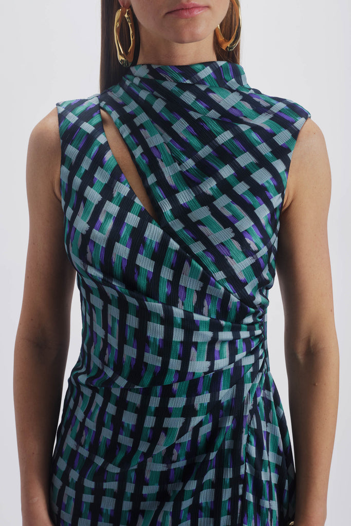 Product Printed Asymmetric Gown Image