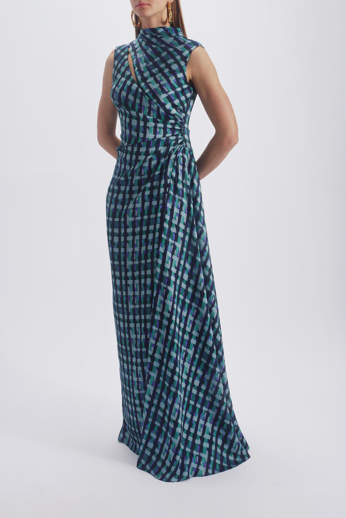 Product Printed Asymmetric Gown Image