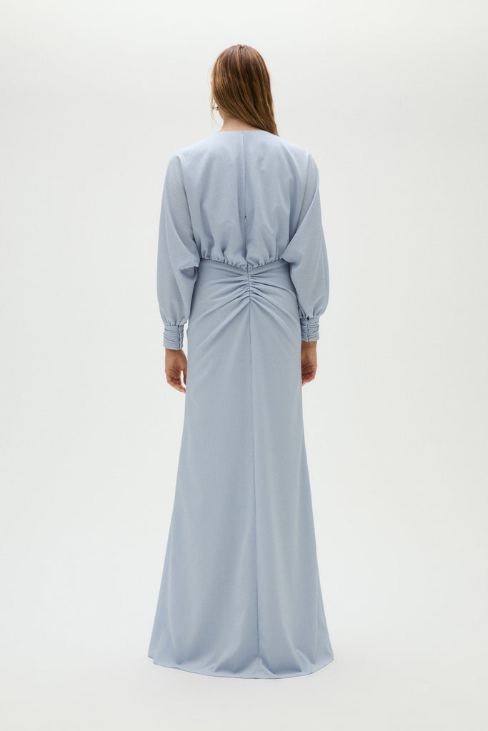 Product Pebble Crepe Gathered Gown Image