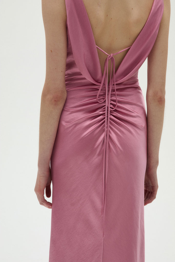 Product Satin Draped Gown Image