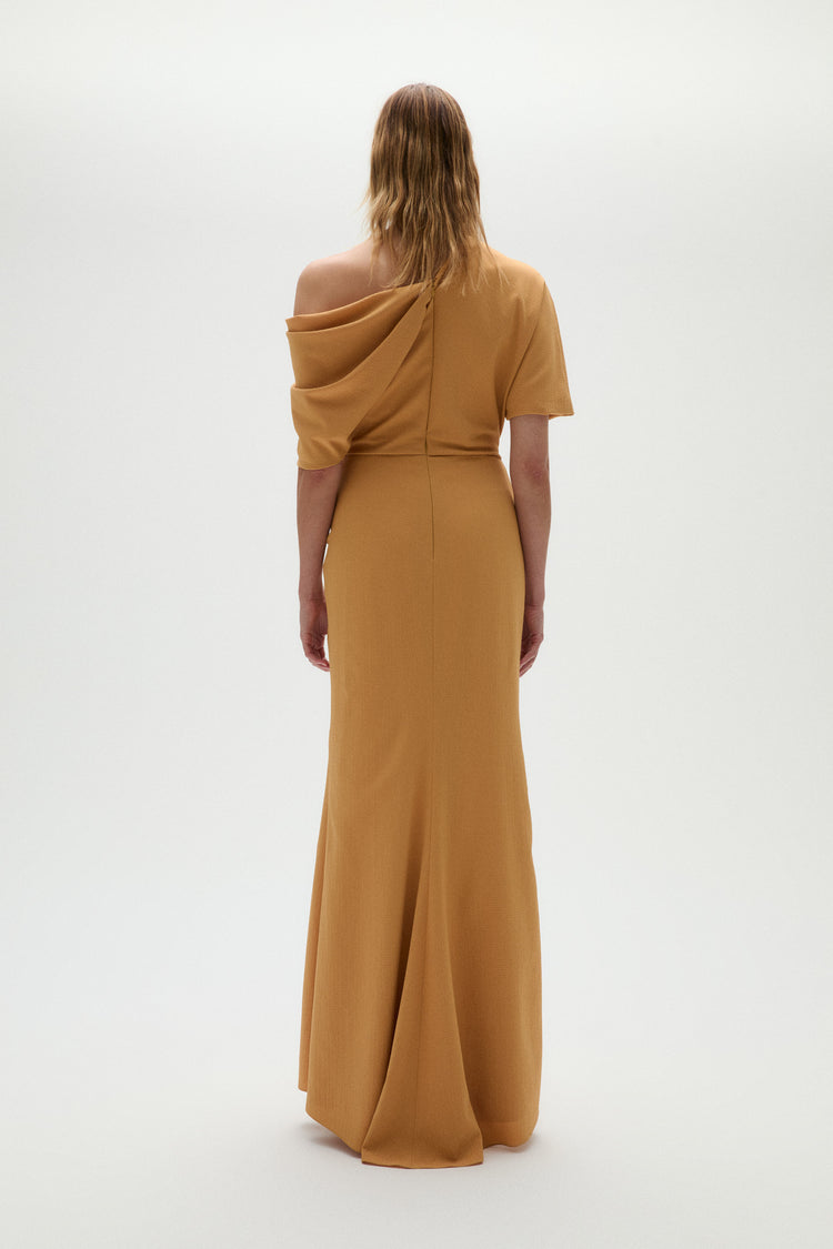 Pebble Crepe Slouch Dress, dress from Collection Evening by Amsale, Fabric: crepe