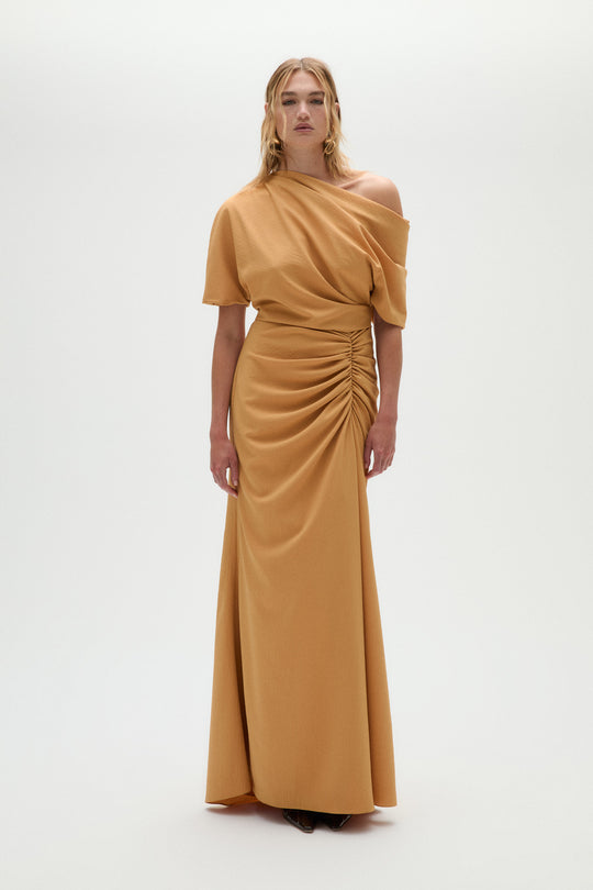 Pebble Crepe Slouch Dress