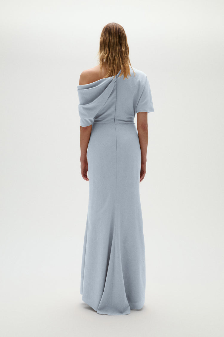 Pebble Crepe Slouch Dress, dress from Collection Evening by Amsale, Fabric: crepe