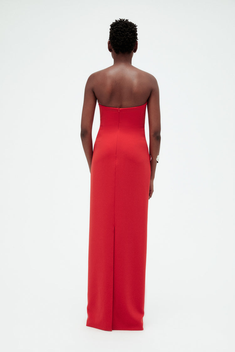 Stretch Crepe Column Dress, dress from Collection Evening by Amsale, Fabric: crepe