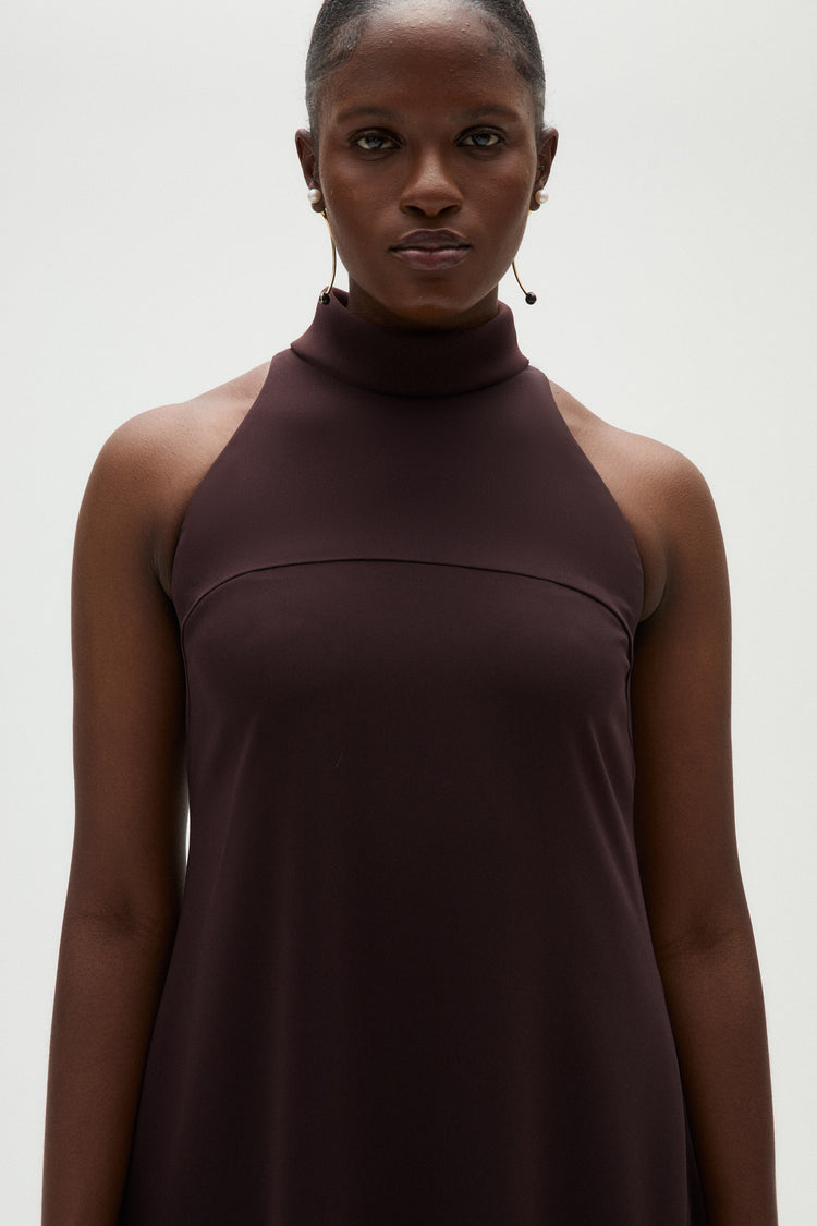 Technical Crepe Trapeze Gown, dress from Collection Evening by Amsale, Fabric: crepe