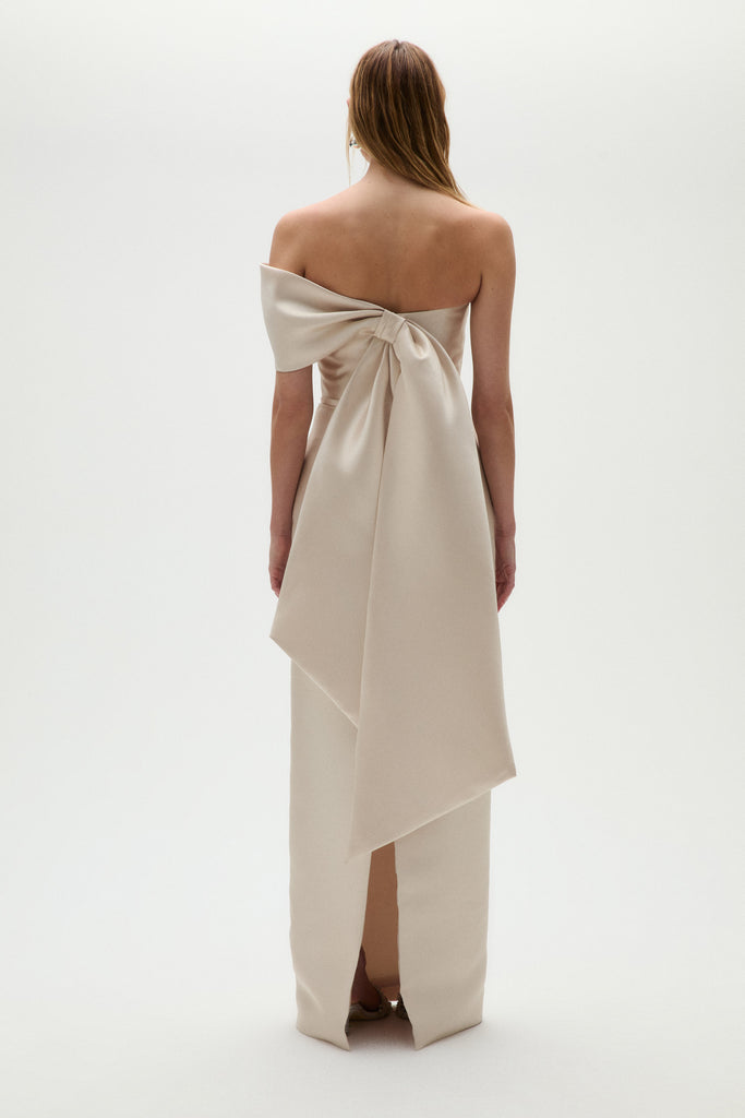 Product Mikado Bow Column Gown Image