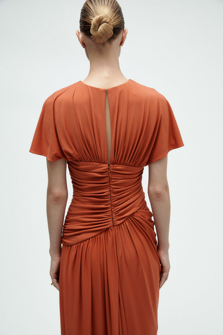 Asymmetric Jersey Gown, dress from Collection Evening by Amsale, Fabric: jersey
