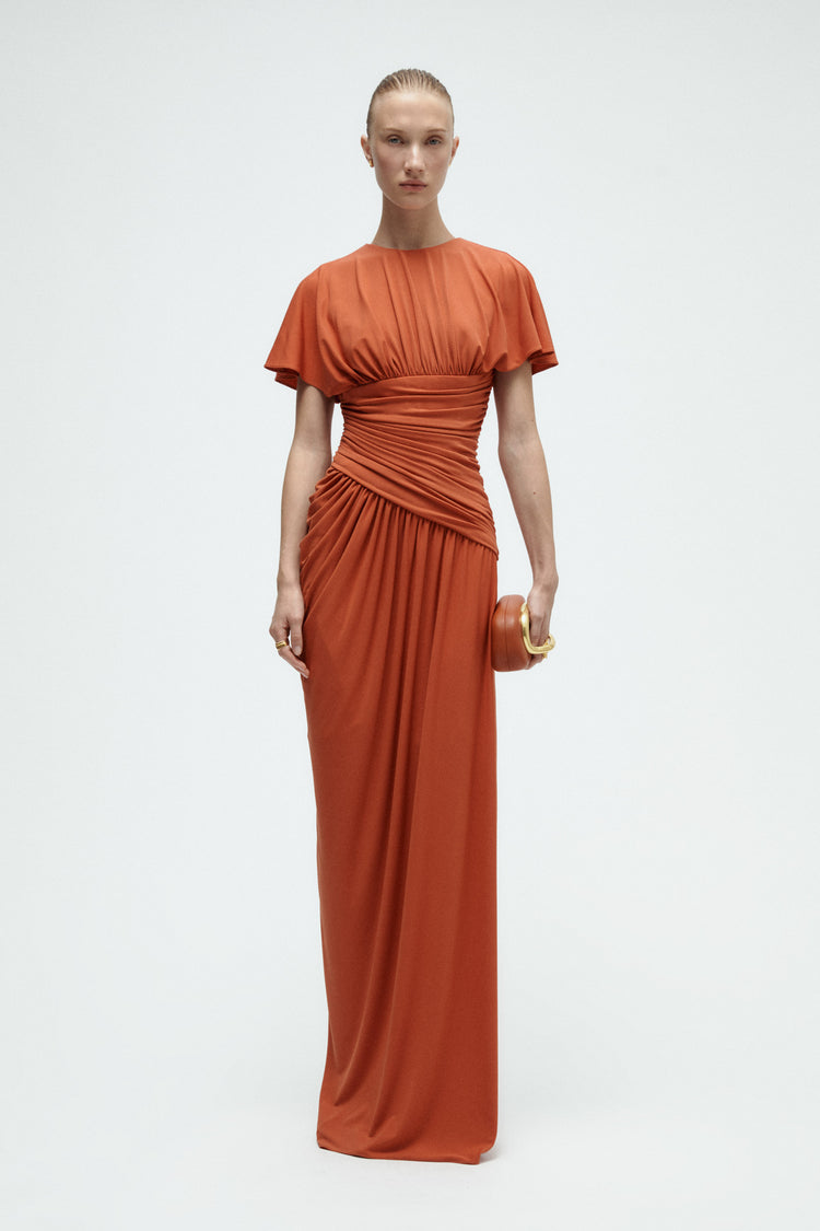 Asymmetric Jersey Gown, dress from Collection Evening by Amsale, Fabric: jersey