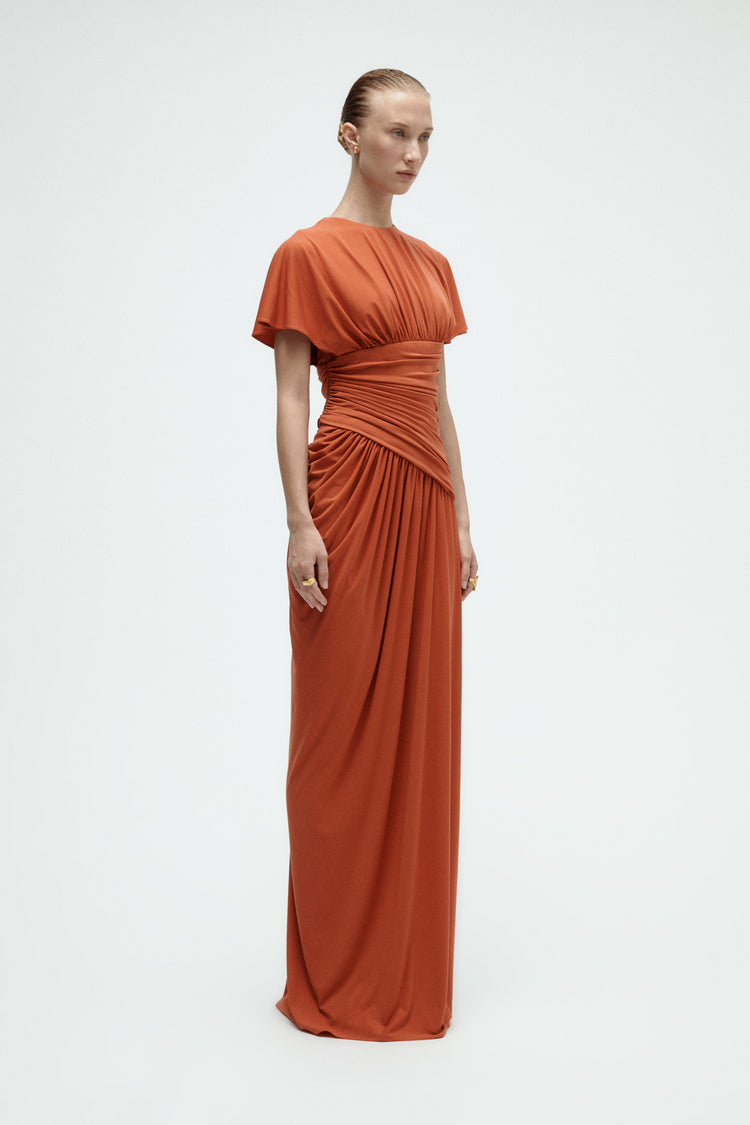 Asymmetric Jersey Gown, dress from Collection Evening by Amsale, Fabric: jersey