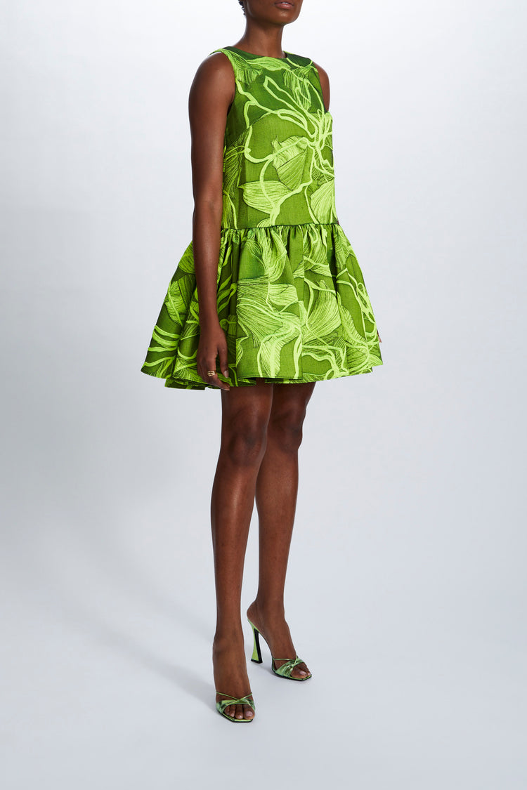 P695, dress from Collection Evening by Amsale, Fabric: jacquard