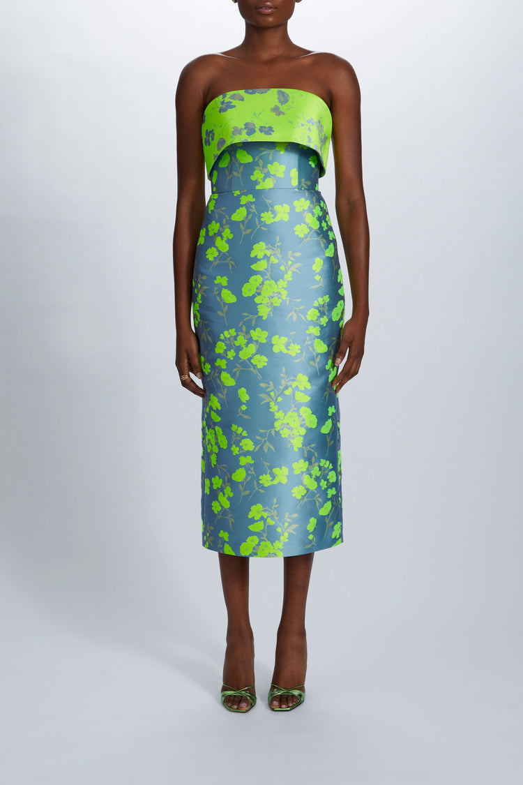 P703, dress from Collection Evening by Amsale, Fabric: jacquard