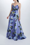 P704, dress from Collection Evening by Amsale, Fabric: print