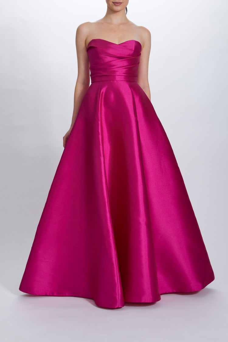 P705M, dress from Collection Evening by Amsale, Fabric: mikado