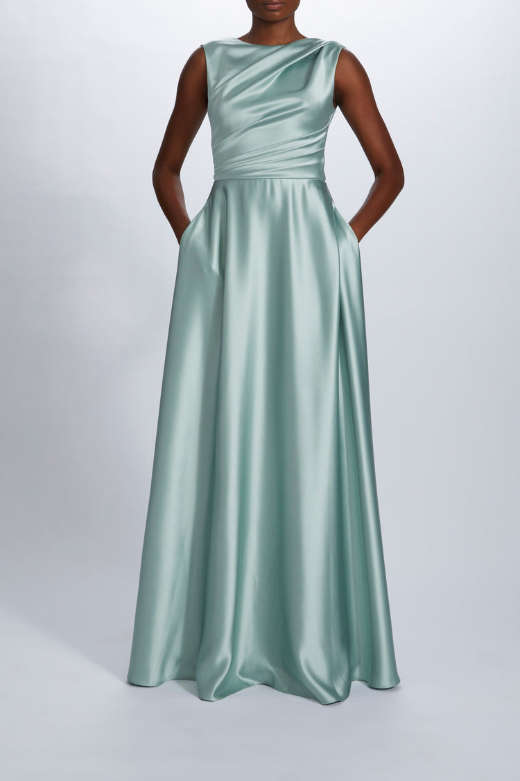 P716S, dress from Collection Evening by Amsale, Fabric: fluid-satin