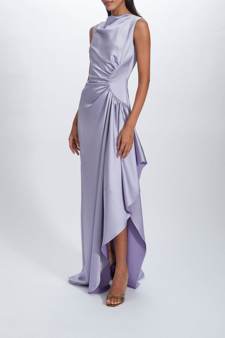 P719S, dress from Collection Evening by Amsale, Fabric: fluid-satin