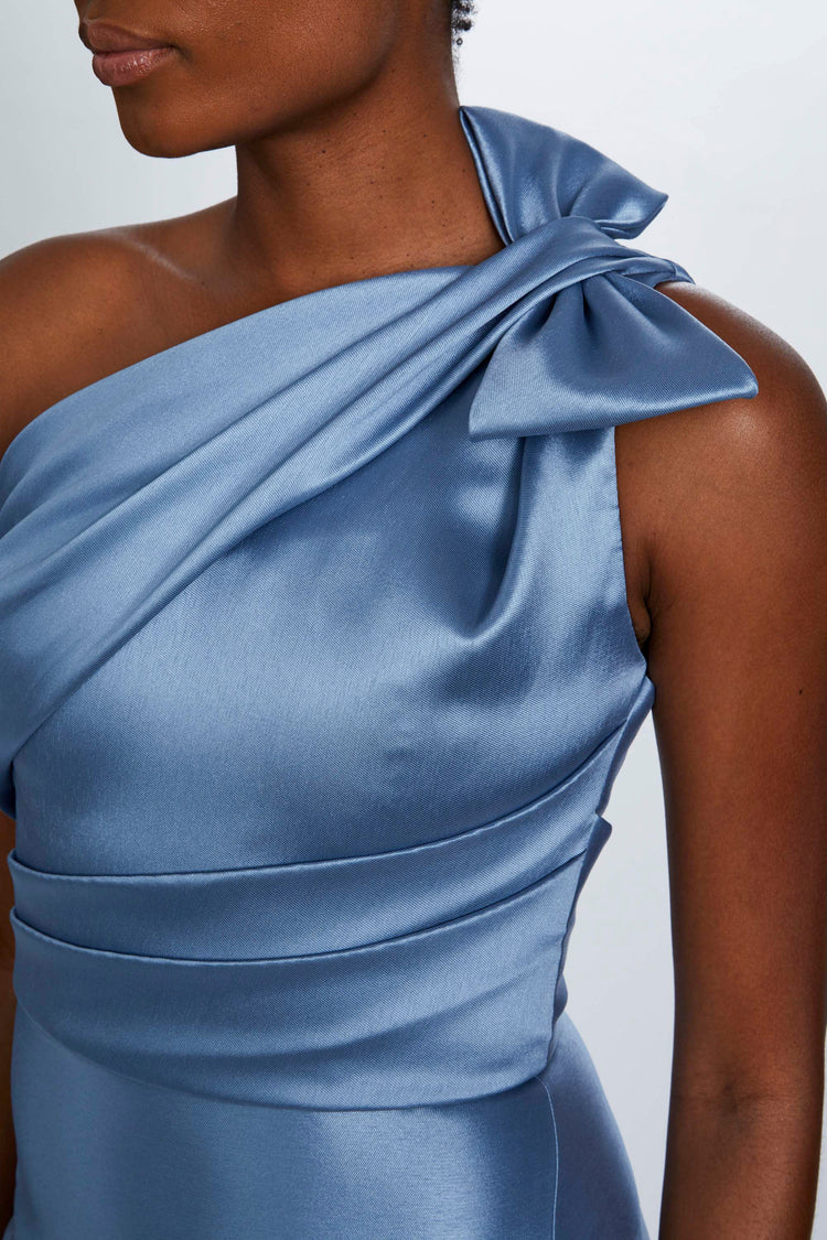 Mikado Draped Bodice Gown, dress from Collection Evening by Amsale, Fabric: mikado
