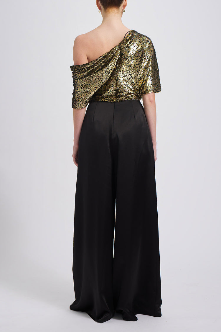 P736 - Black-Gold, dress by color from Collection Evening by Amsale