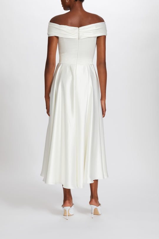 LW234, $550, dress from Collection Little White Dress by Amsale, Fabric: fluid-satin