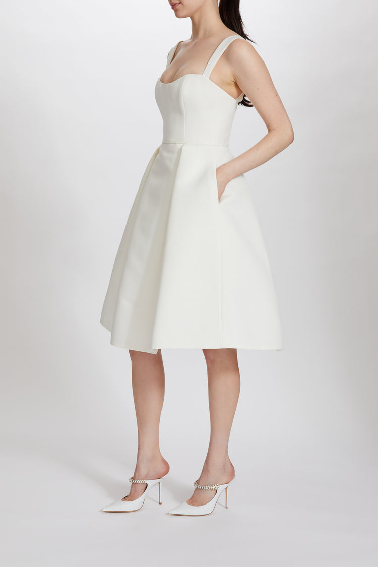 LW235 - Silk-White, dress by color from Collection Little White Dress by Amsale