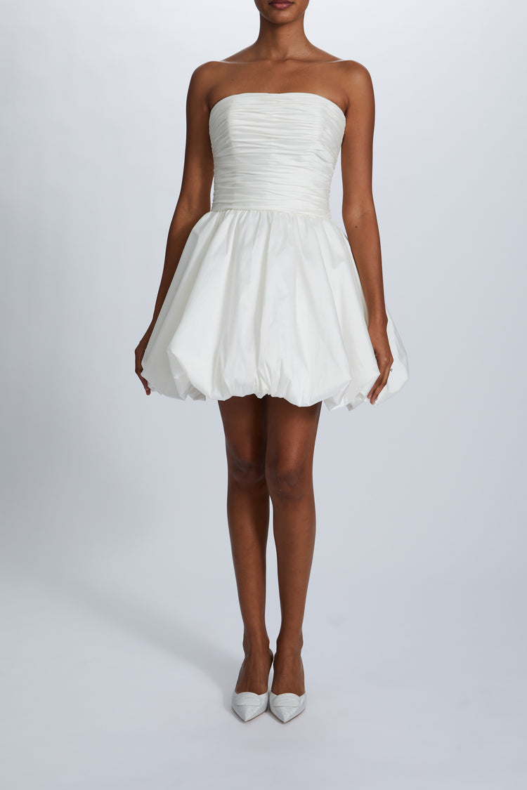 Image number 0: Taffeta Mini Dress, front view