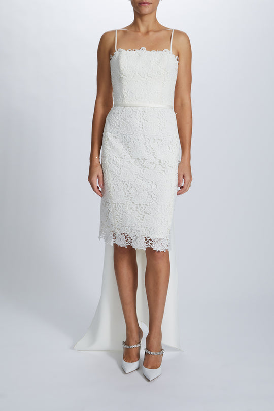 LW241, $795, dress from Collection Little White Dress by Amsale, Fabric: lace