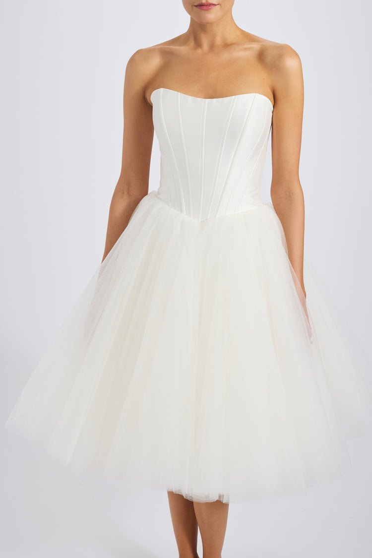 Image number 1: Drop-Waist Corset Dress, view 2
