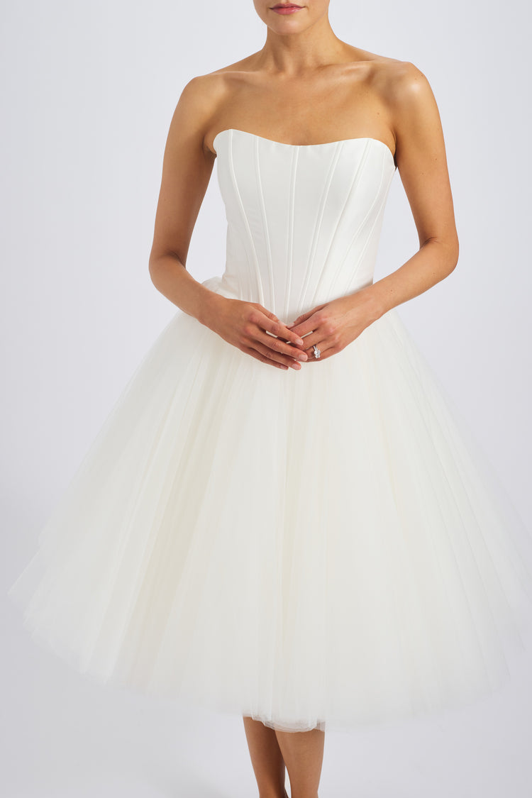 Image number 4: Drop-Waist Corset Dress, view 5