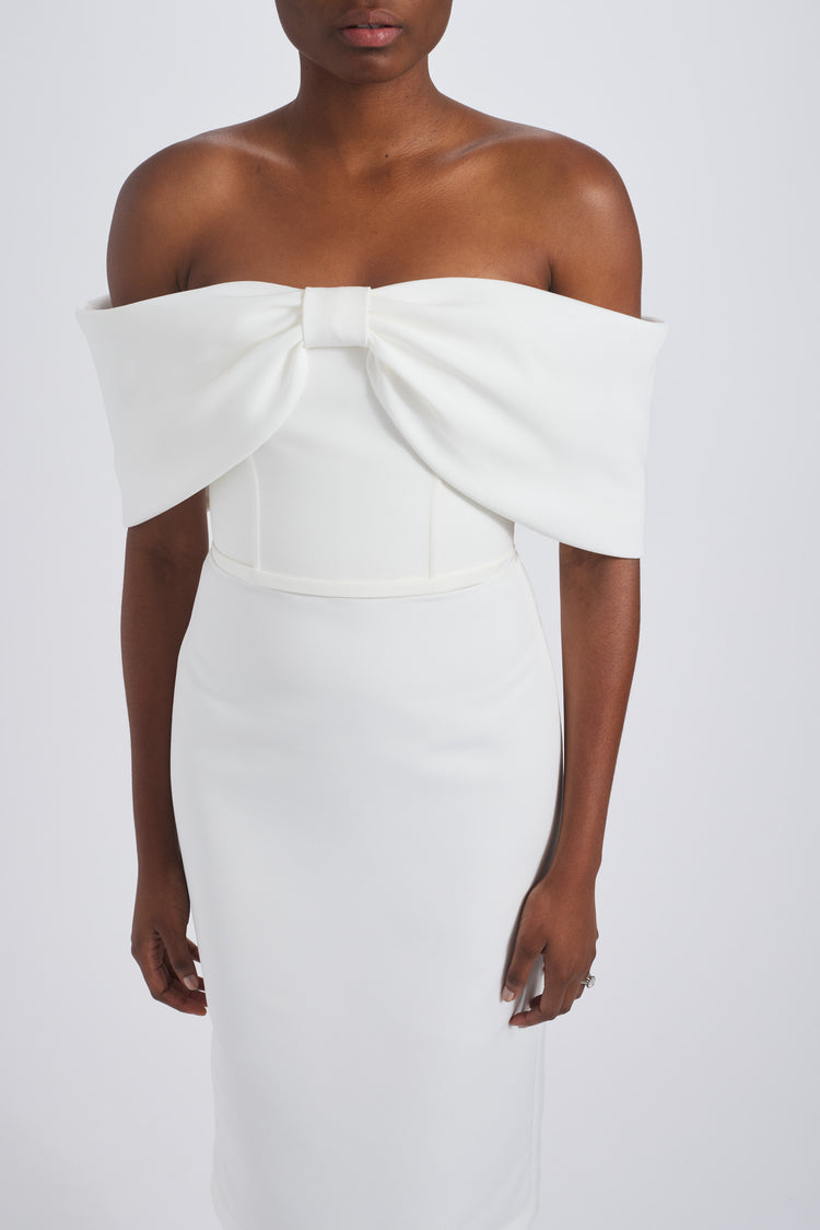 Image number 1: Strapless Bow Dress, back view