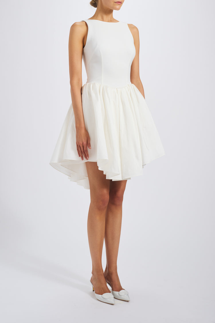 Image number 4: Drop-waist Short Dress, side view
