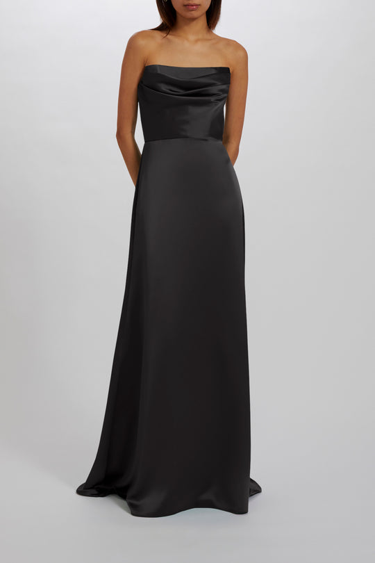 Jara - Black, $300, dress by color from Collection Bridesmaids by Amsale