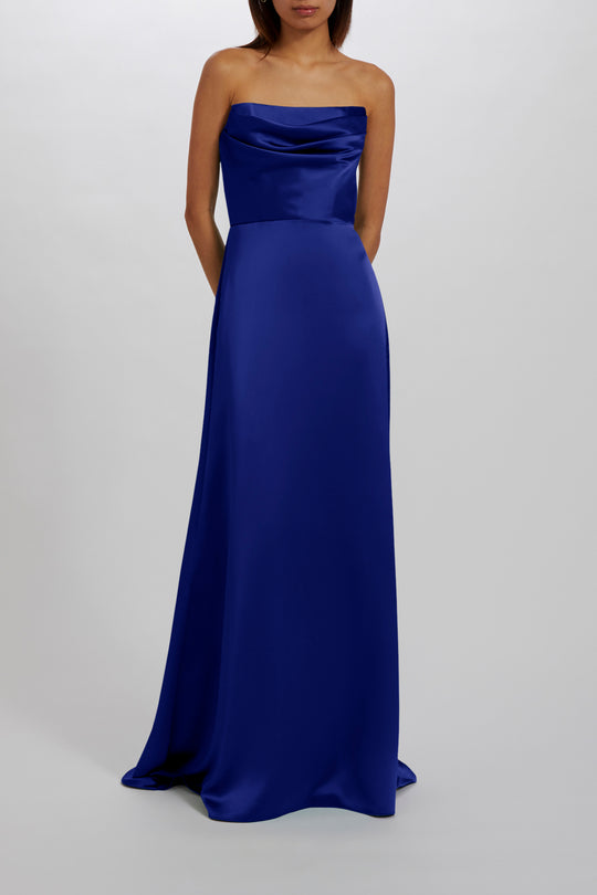 Jara - Cobalt, $300, dress by color from Collection Bridesmaids by Amsale