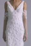 M761GL - Embellished Tulle Glove - Ivory, dress by color from Collection Accessories by Amsale