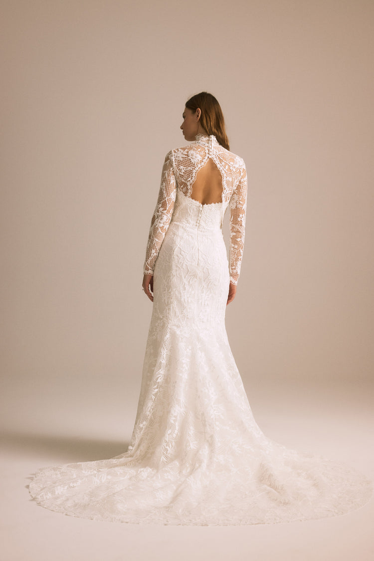 Image number 5: Lace Topper for Magnolia, back view