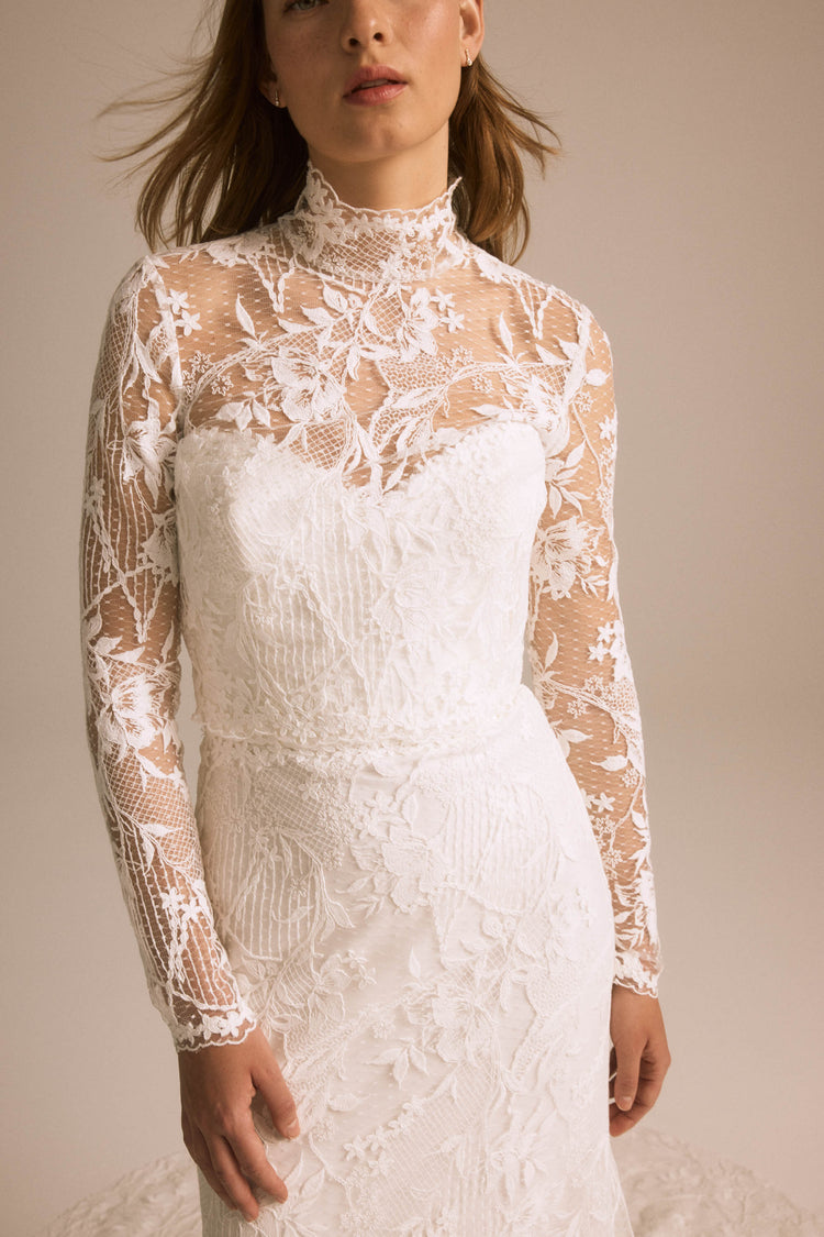 Image number 1: Lace Topper for Magnolia, view 2