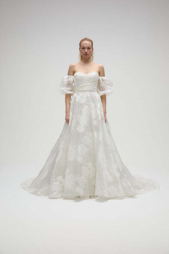 Marcelina, $4,200, dress from Collection Bridal by Nouvelle Amsale