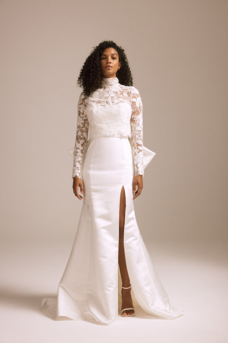 Embroidered Lace Topper, accessory from Collection Accessories by Nouvelle Amsale