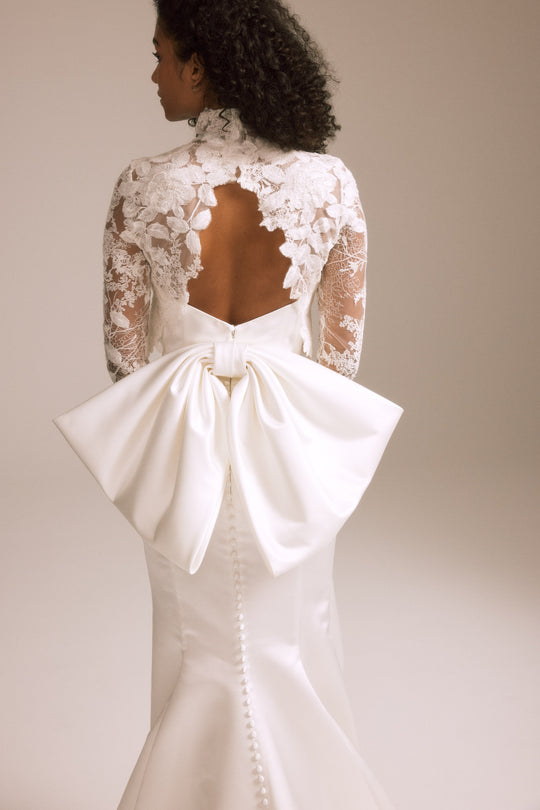 R404TO - Lace Topper, $850, accessory from Collection Accessories by Nouvelle Amsale
